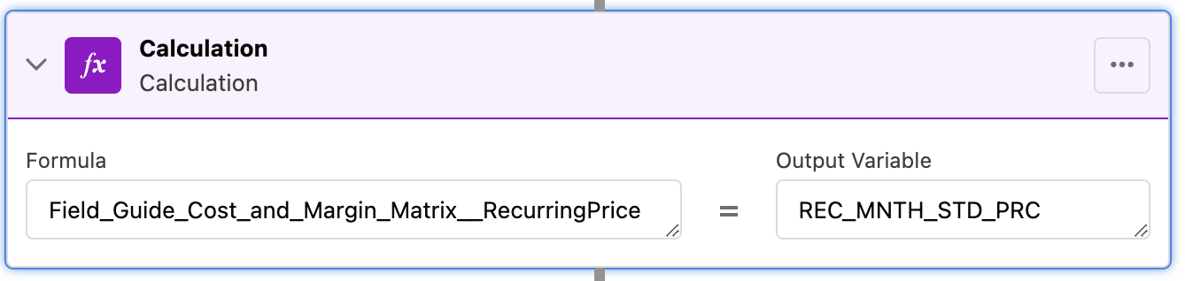 Calculation Example